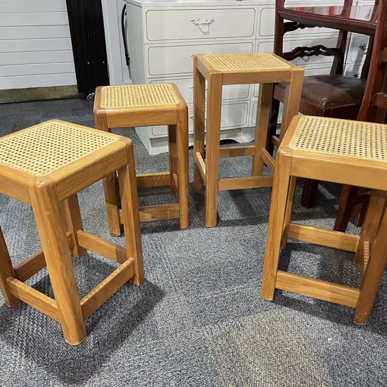 Four Wycombe Seated Stools