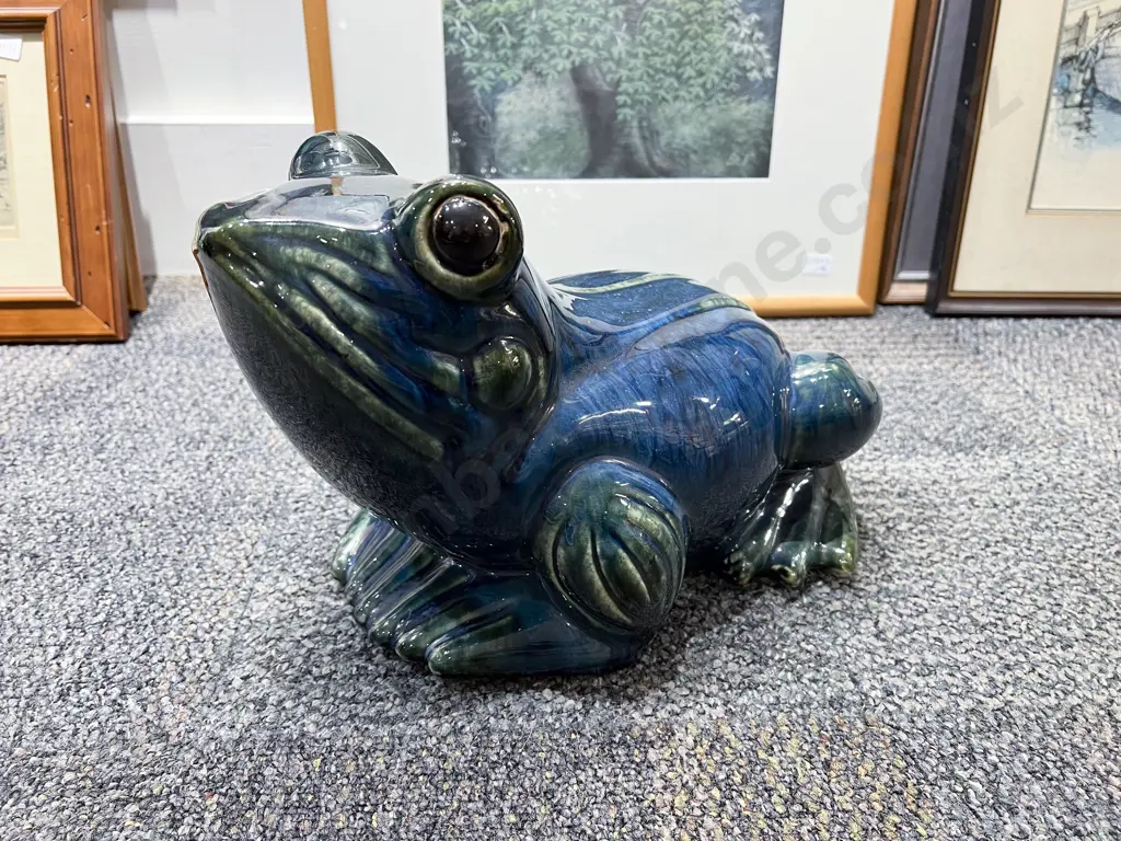 Glazed Frog Ornament Image 1++
