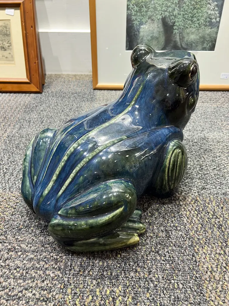 Glazed Frog Ornament Image 1++