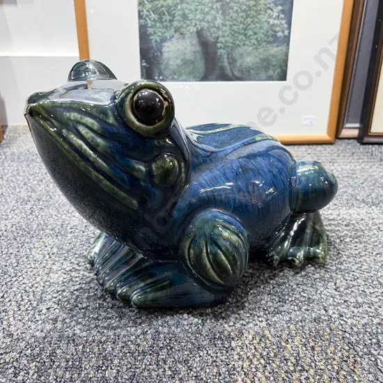 Glazed Frog Ornament