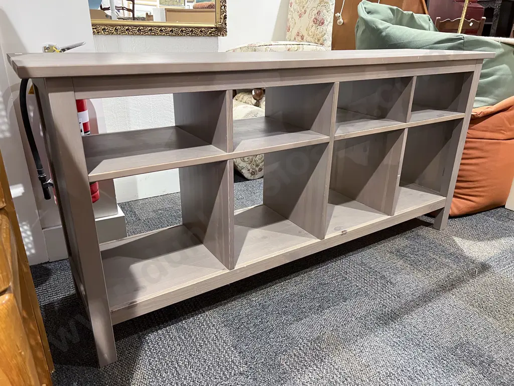 Modern Pidgeon Hole Shelf Entertainment Stand Image 1++