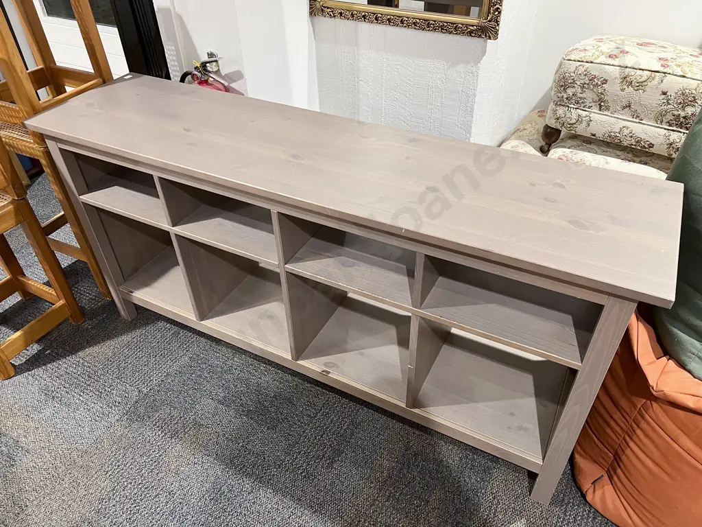 Modern Pidgeon Hole Shelf Entertainment Stand Image 1++