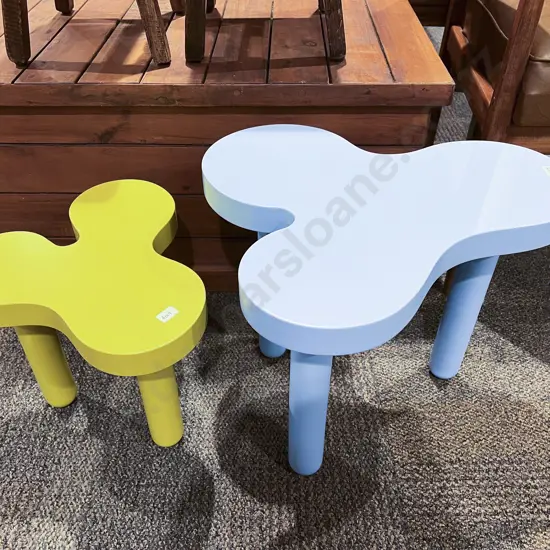 Two Areaware Children's Play Tables