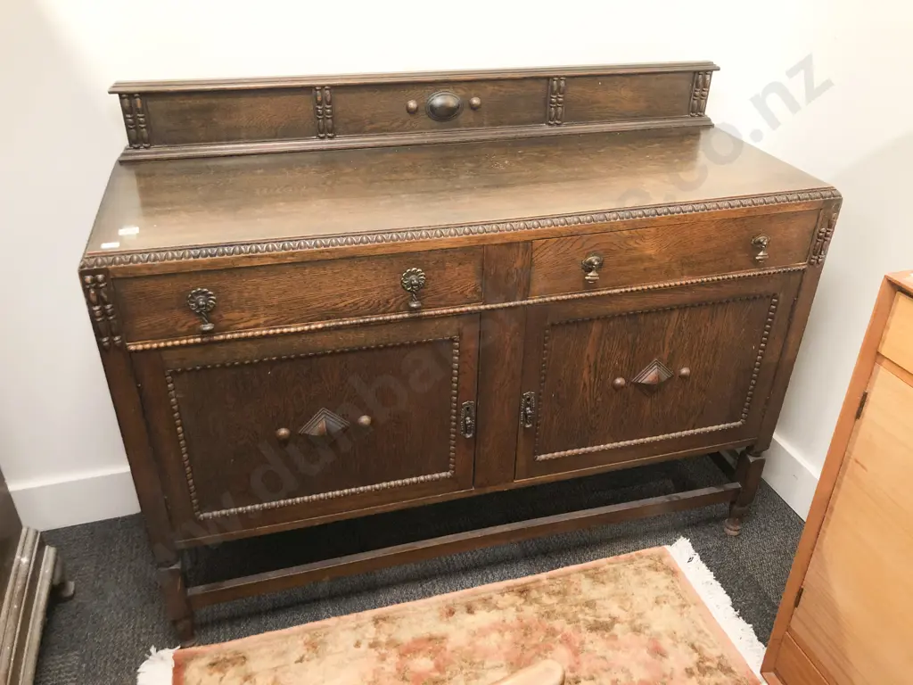 1920's Oak Sideboard Image 1++