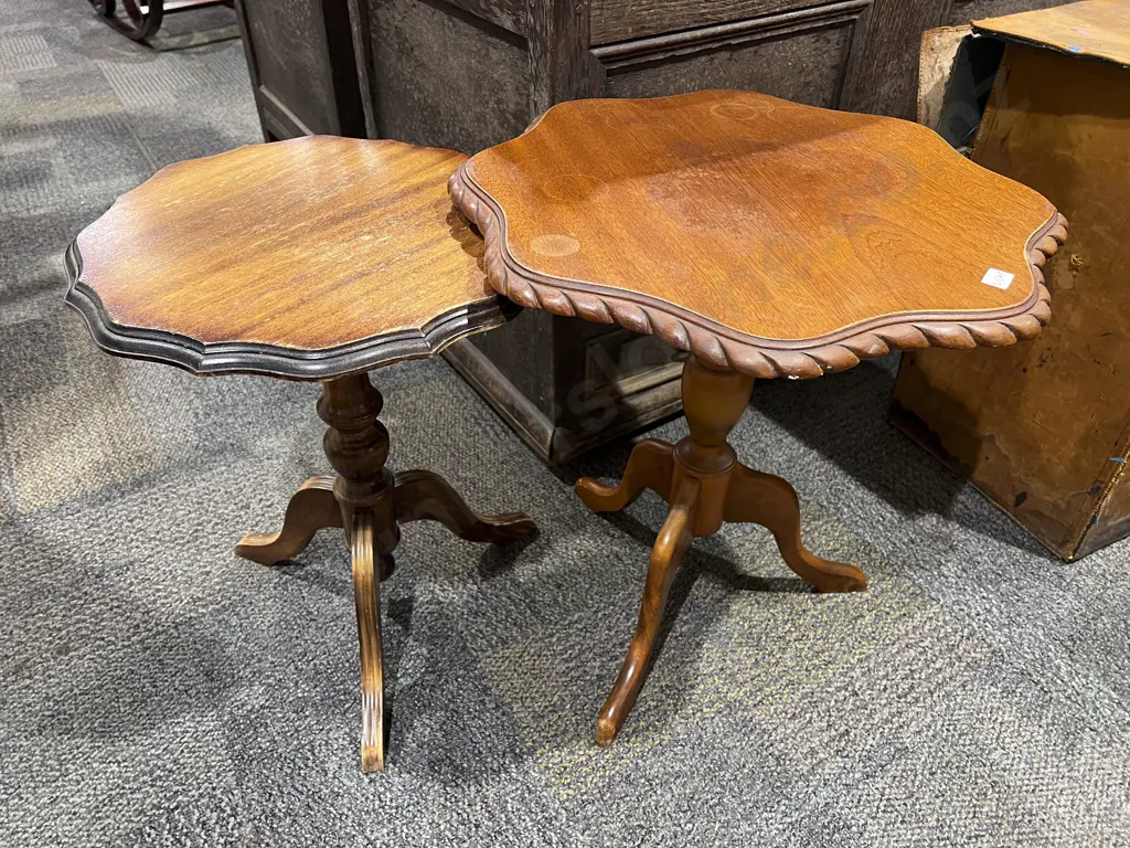 Two Tripod Base Wine Tables Image 1++