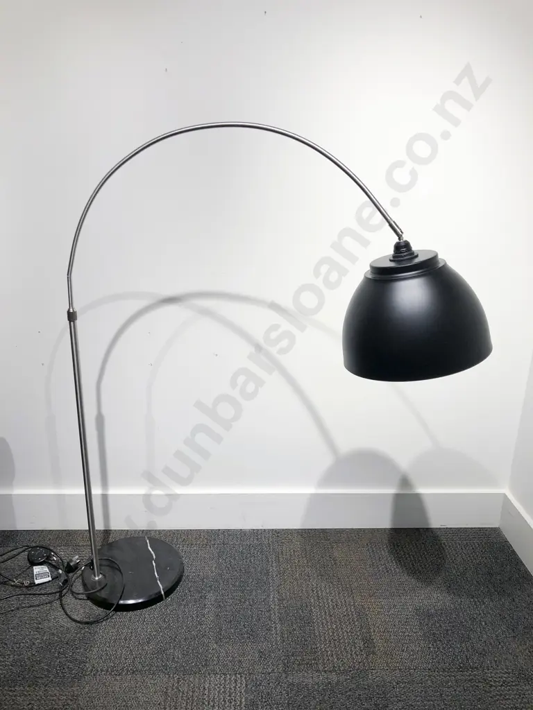 Modern Design Arc Floor Lamp with Marble Base Image 1++