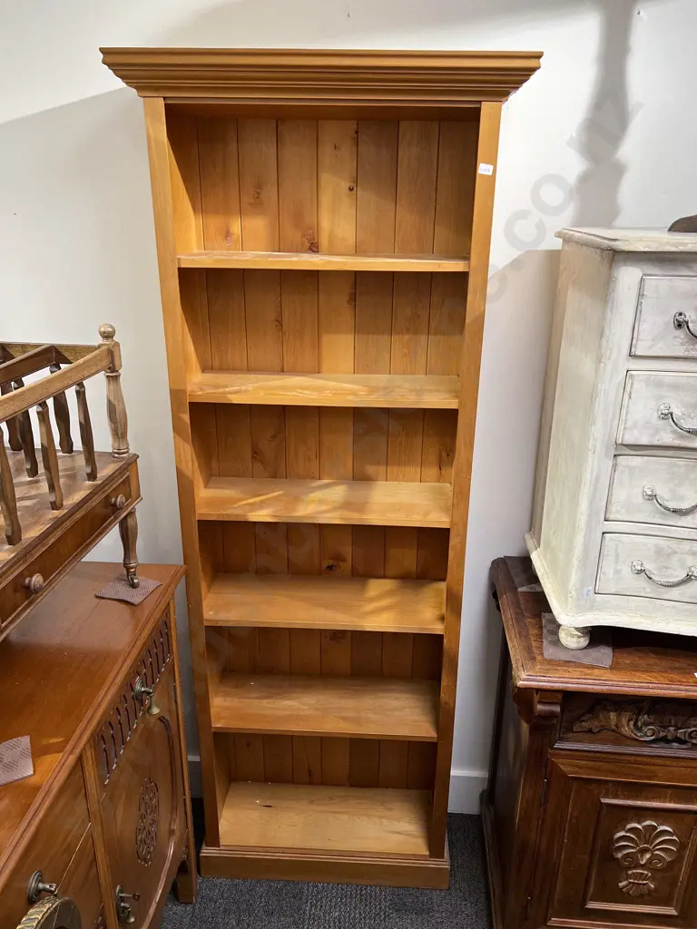Slender Open Front Bookcase Image 1++