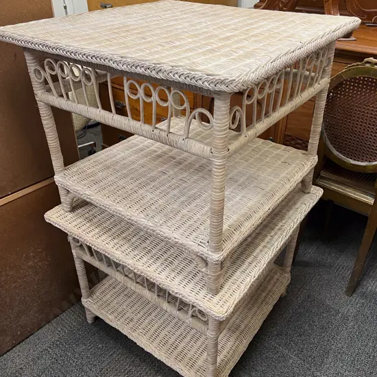 Pair of Rattan Coffee Tables