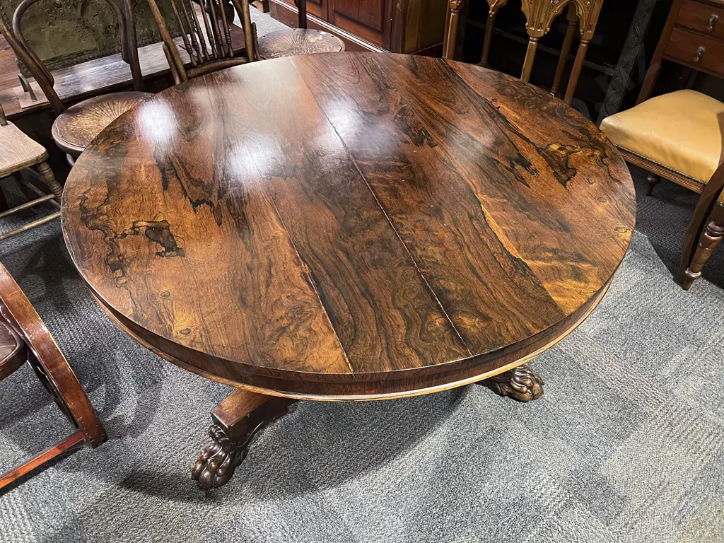 WMIV Rosewood Circular Breakfast Table Image 1++