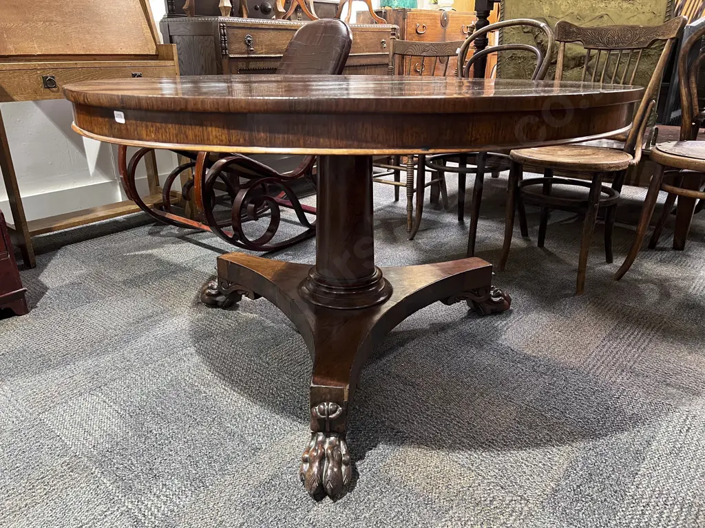 WMIV Rosewood Circular Breakfast Table Image 1++
