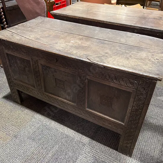 Early C18th Oak Coffer