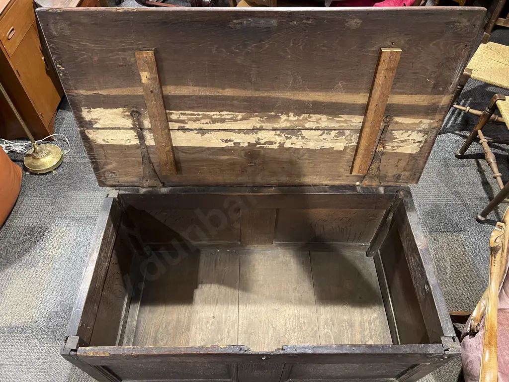 C18th Oak Mule Chest Image 1++