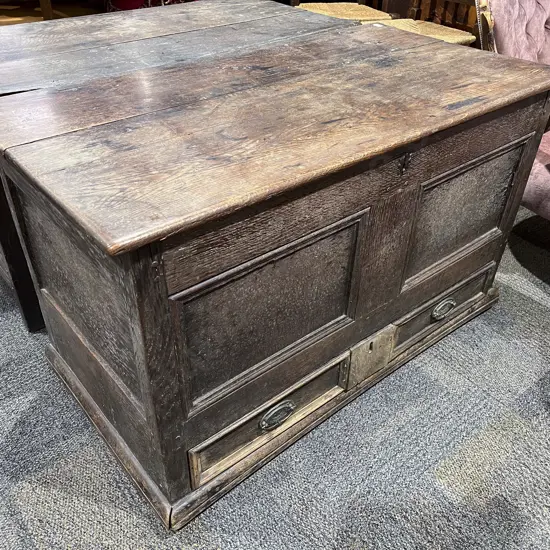 C18th Oak Mule Chest