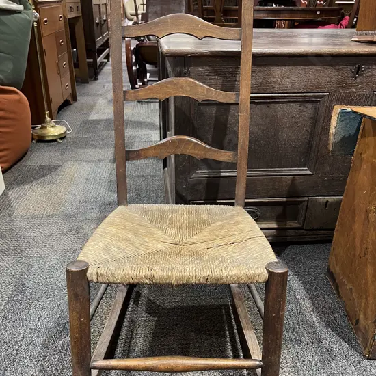 Rush Seated Rocking Chair