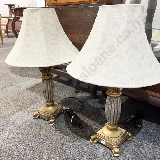 Pair of Grecian Style Table Lamps