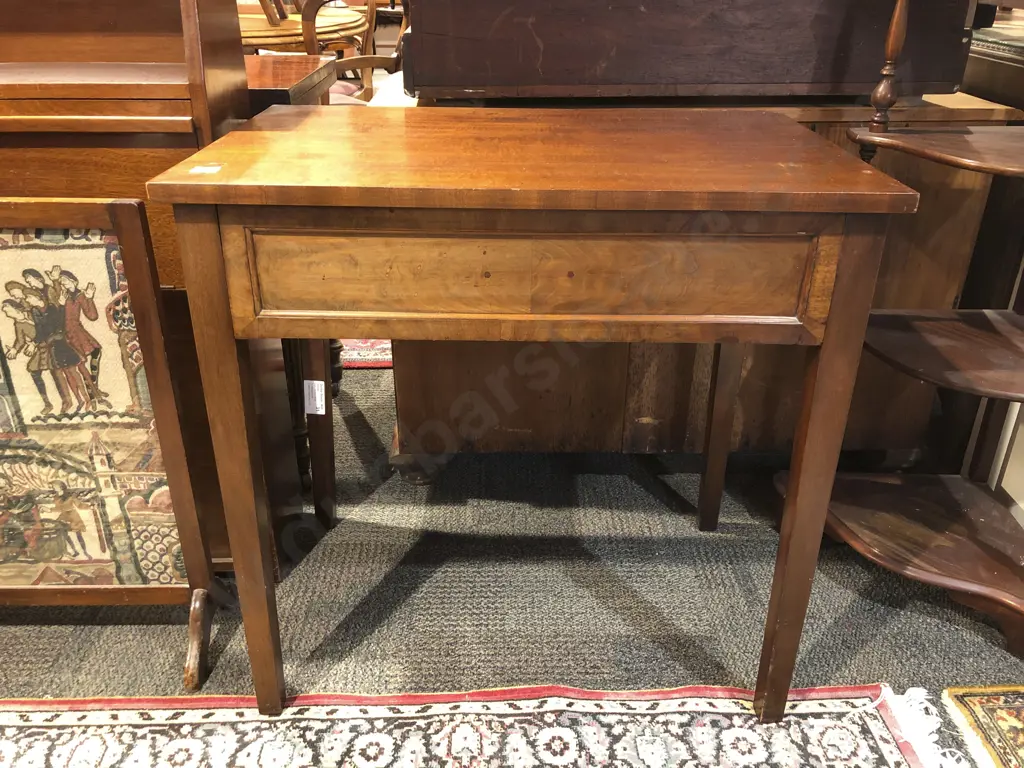 C19th Biedermeier Style Side Table (Veneer Missing) Image 1++