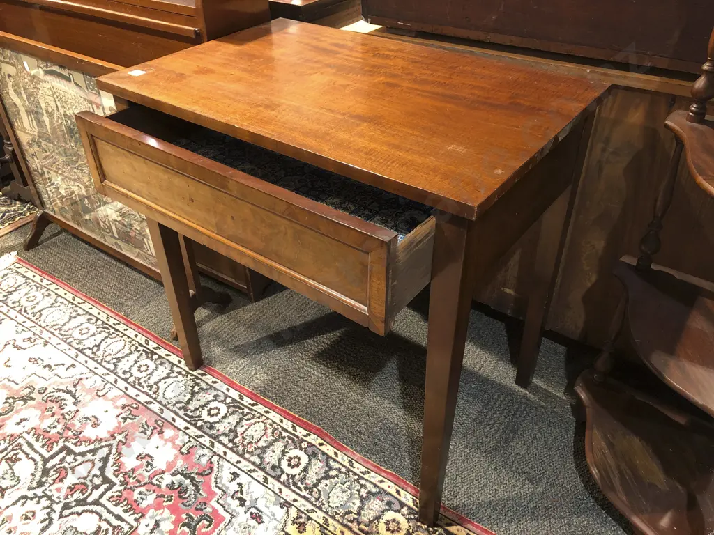 C19th Biedermeier Style Side Table (Veneer Missing) Image 1++
