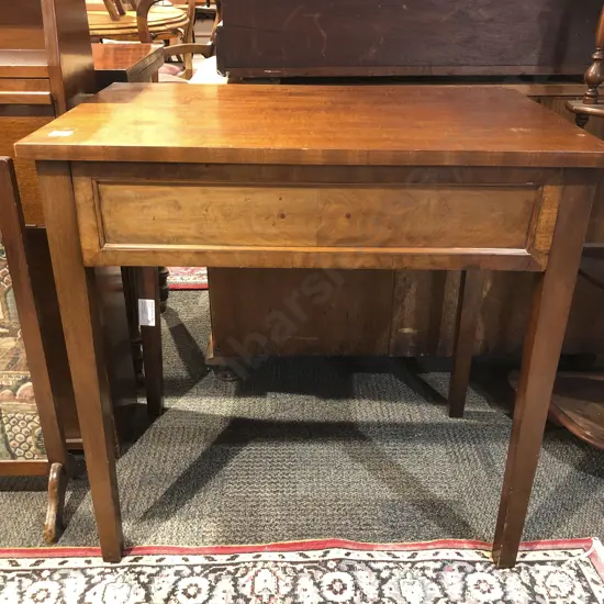 C19th Biedermeier Style Side Table (Veneer Missing)