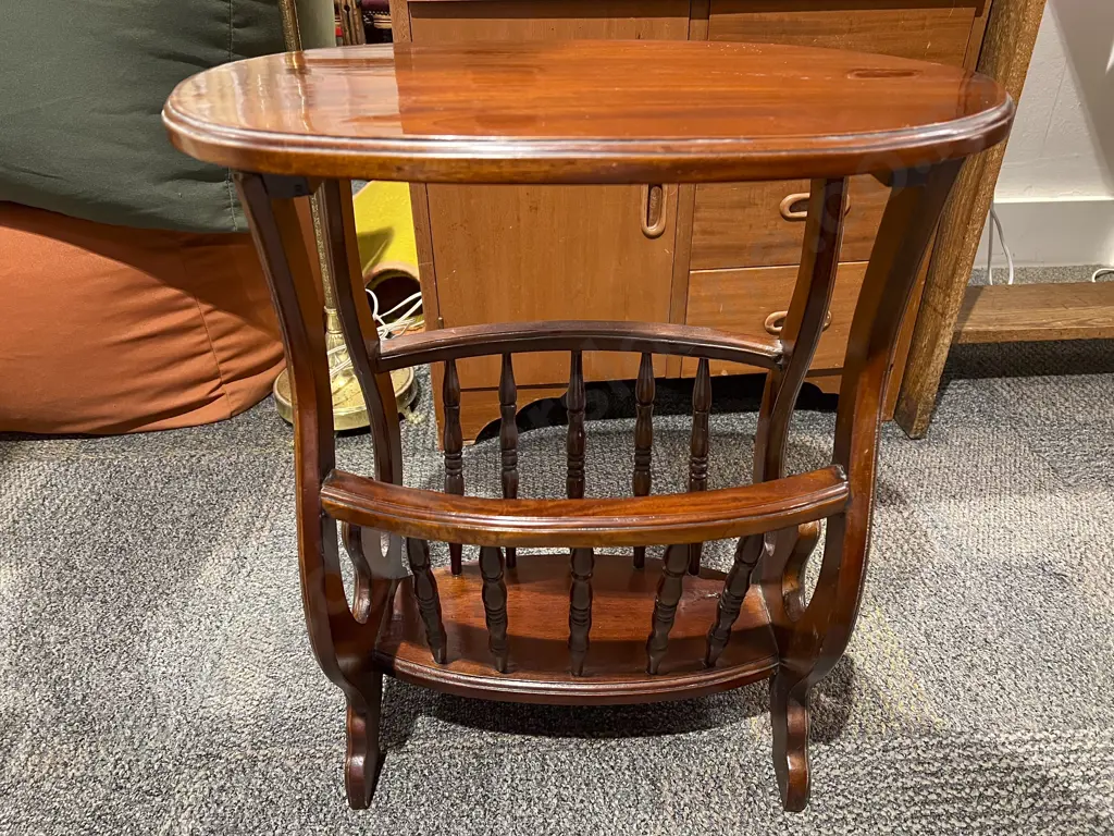 Mahogany Occasional Table Image 1++