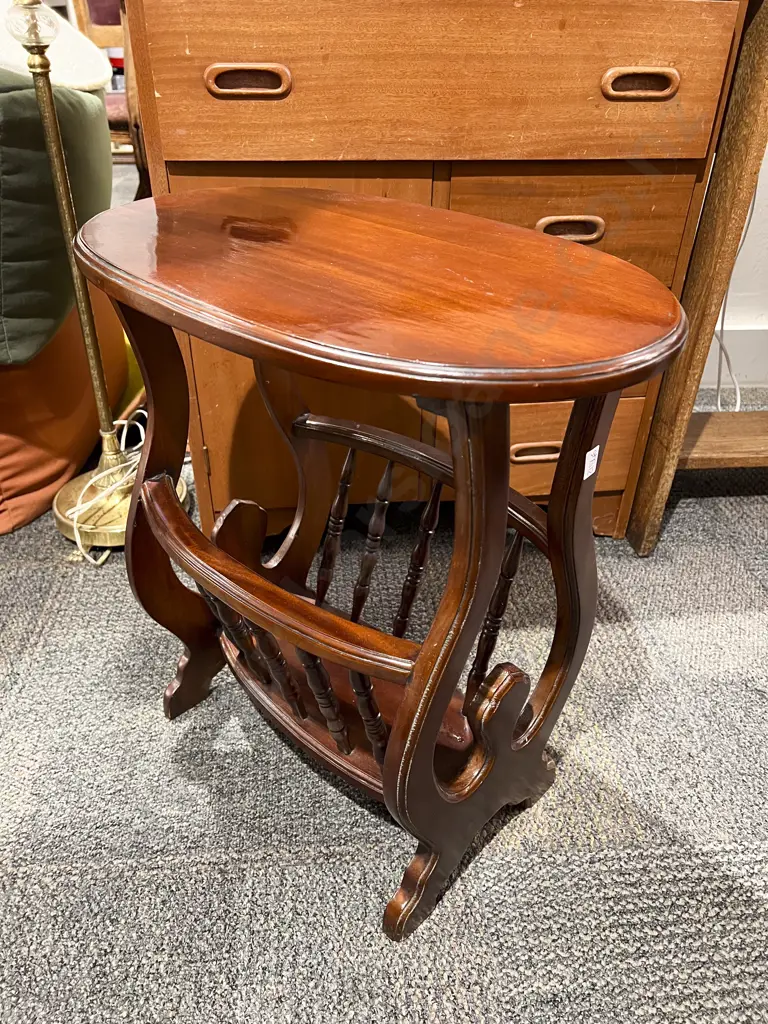 Mahogany Occasional Table Image 1++