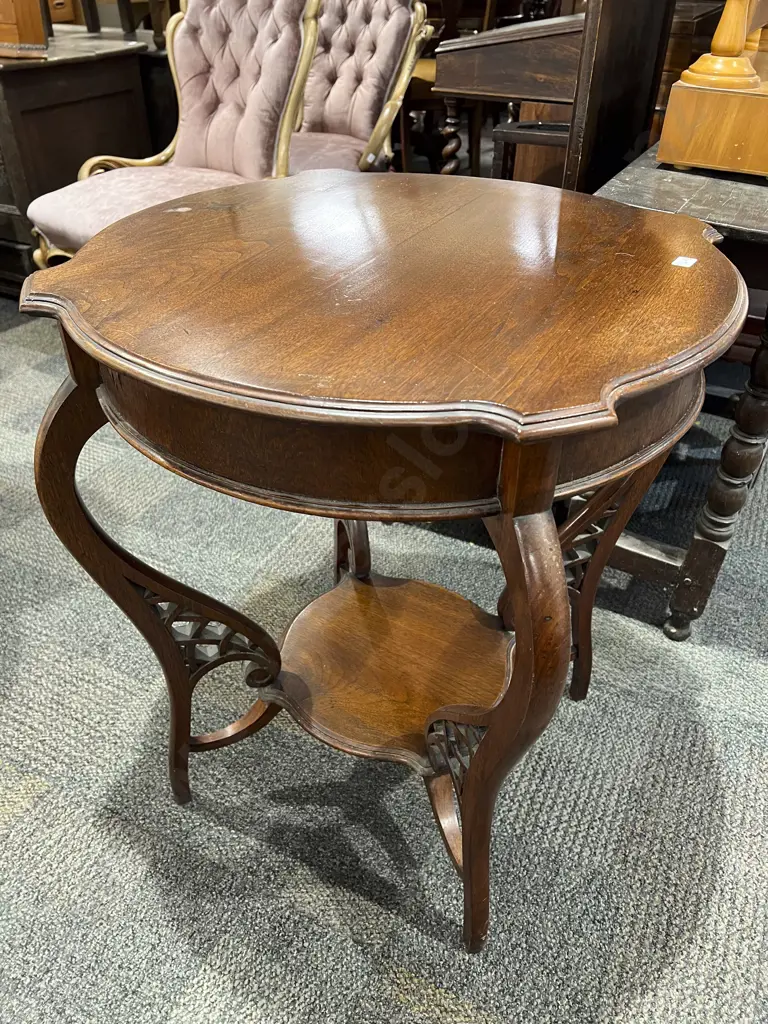 Vict. Mahogany Centre Table Image 1++