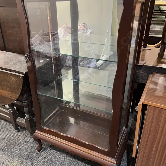 Mahogany Glazed China Cabinet