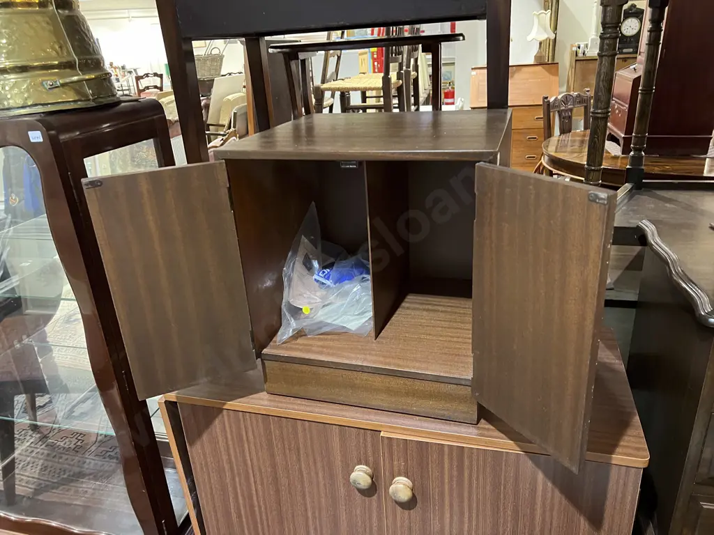 Small Two Door Record Cabinet Image 1++
