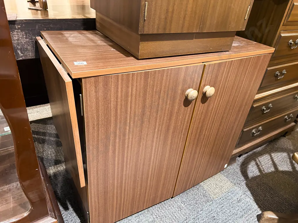 Formica Drop Side Sewing Cabinet Image 1++