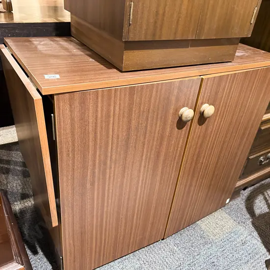 Formica Drop Side Sewing Cabinet