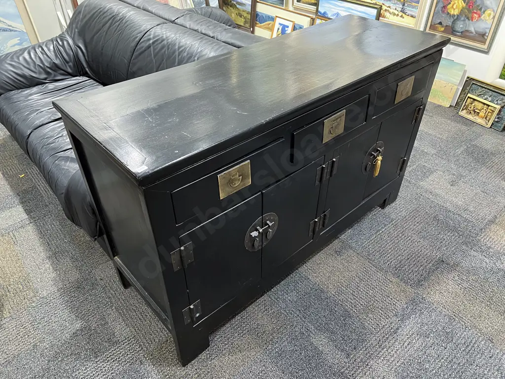 Lacquered Chinese Sideboard Image 1++