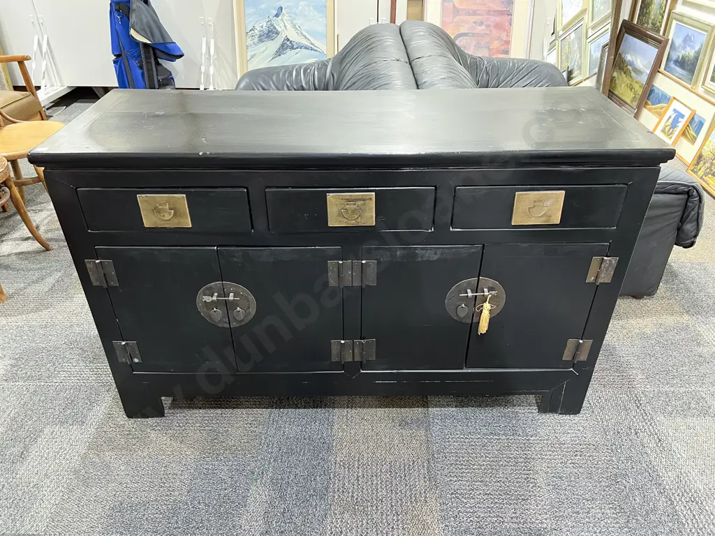 Lacquered Chinese Sideboard Image 1++