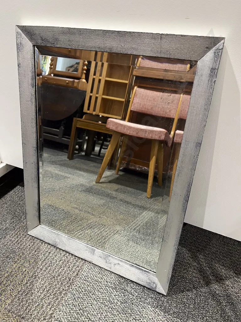 Bevel Edge Rectangular Wall Mirror Image 1++
