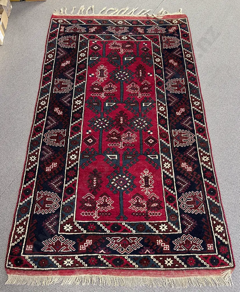 Afghan Woolen Floor Rug Image 1++