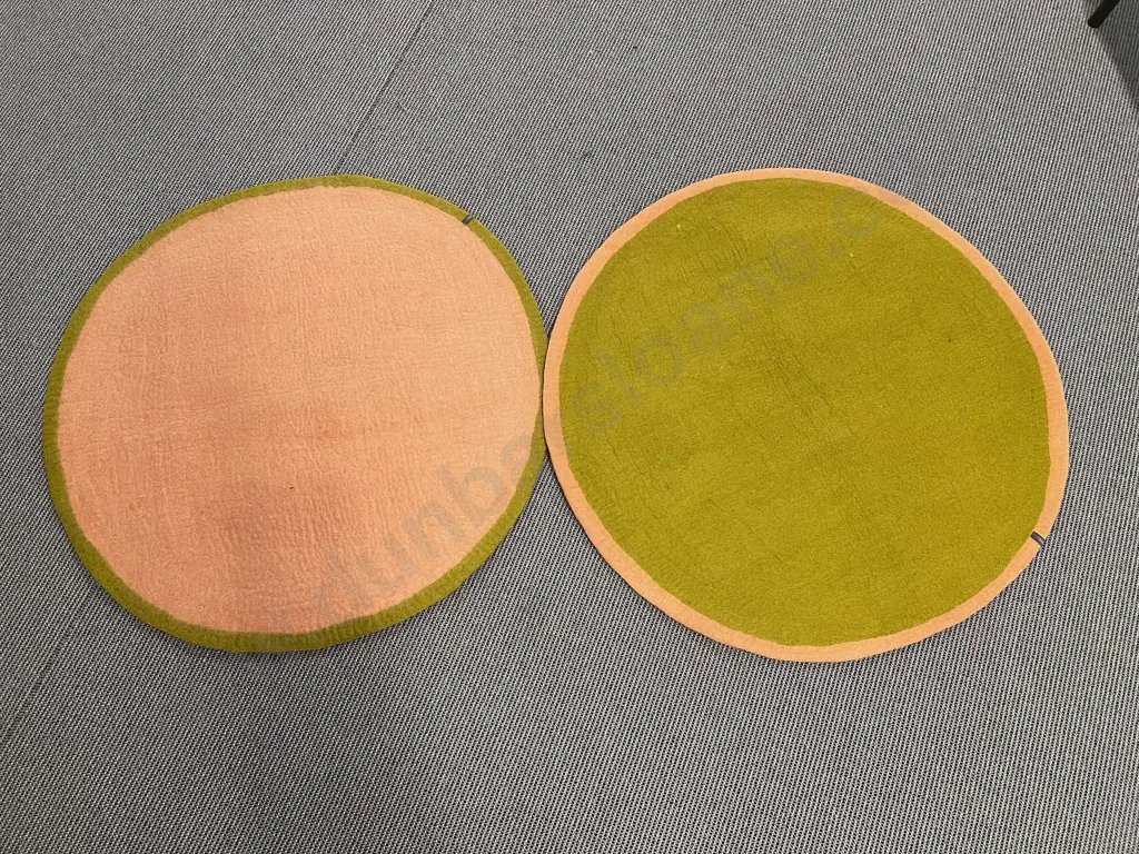 Pair of Maison Deux Circular Floor Mats Image 1++