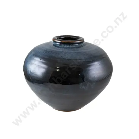Large Squat Ovoid Floor Vase
