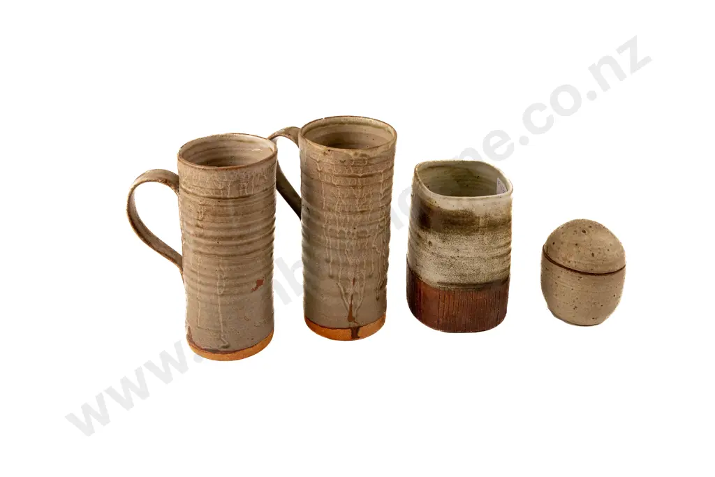 Two Tall Tankards trinket Box & Vase (a/f) Image 1++