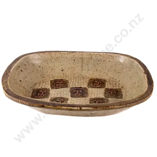 Len Castle Rectangular Platter (a/f)