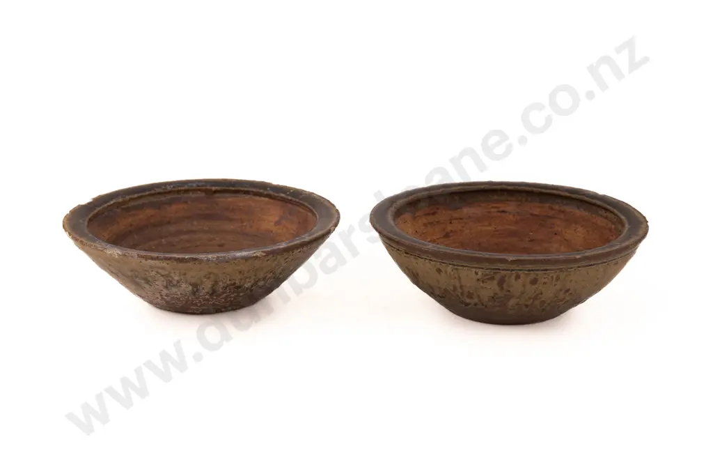 Pair Len Castle Bonsai Pots Image 1++