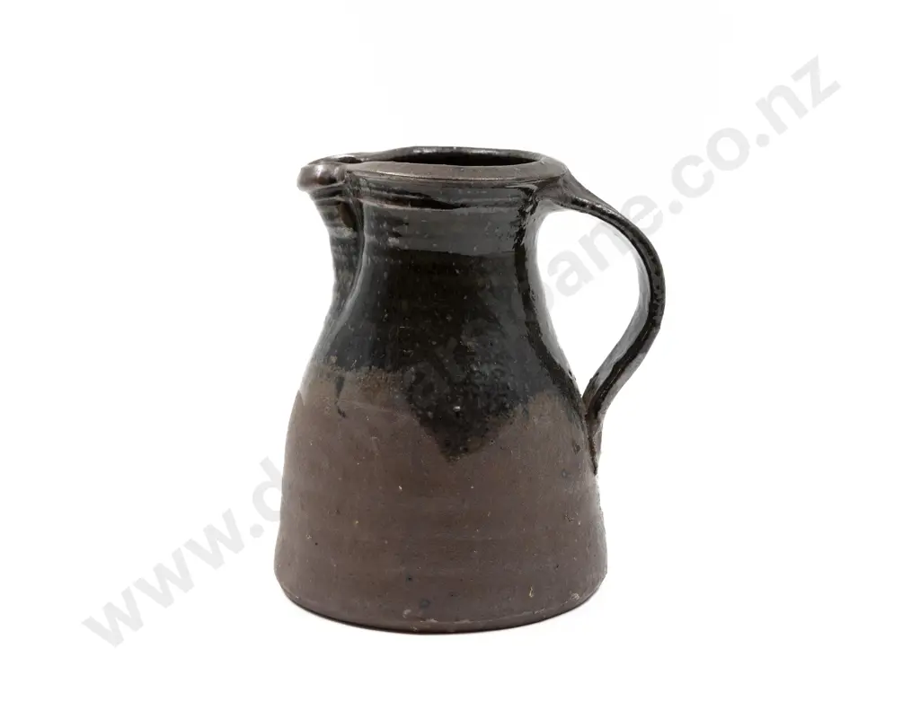 Large Ian Smail Part Glazed Stoneware Jug Image 1++