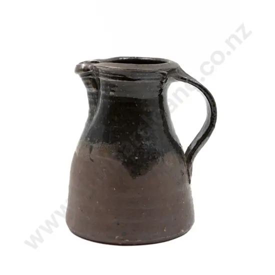 Large Ian Smail Part Glazed Stoneware Jug
