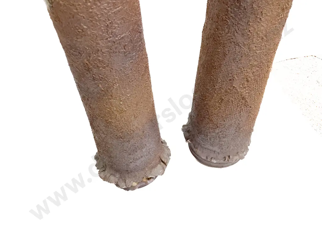 Pair 1970's Oversized Floor Standing Candlesticks Image 1++
