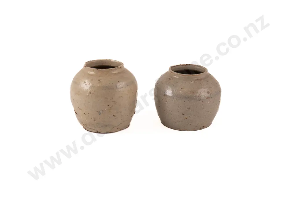 Two Chinese Miner's Ginger Jars Image 1++