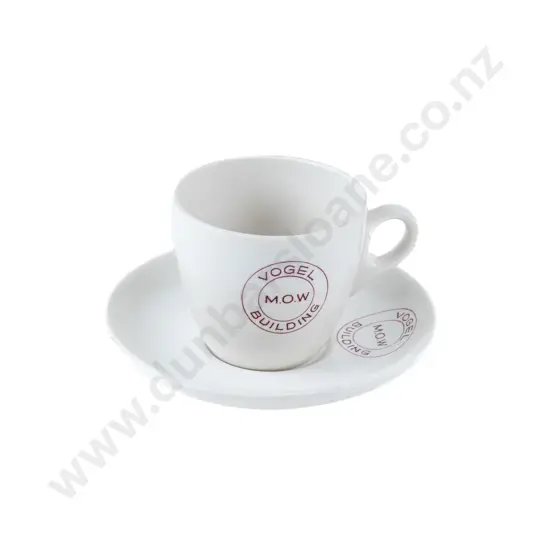 Crown Lynn "Vogel Building" Teacup & Saucer
