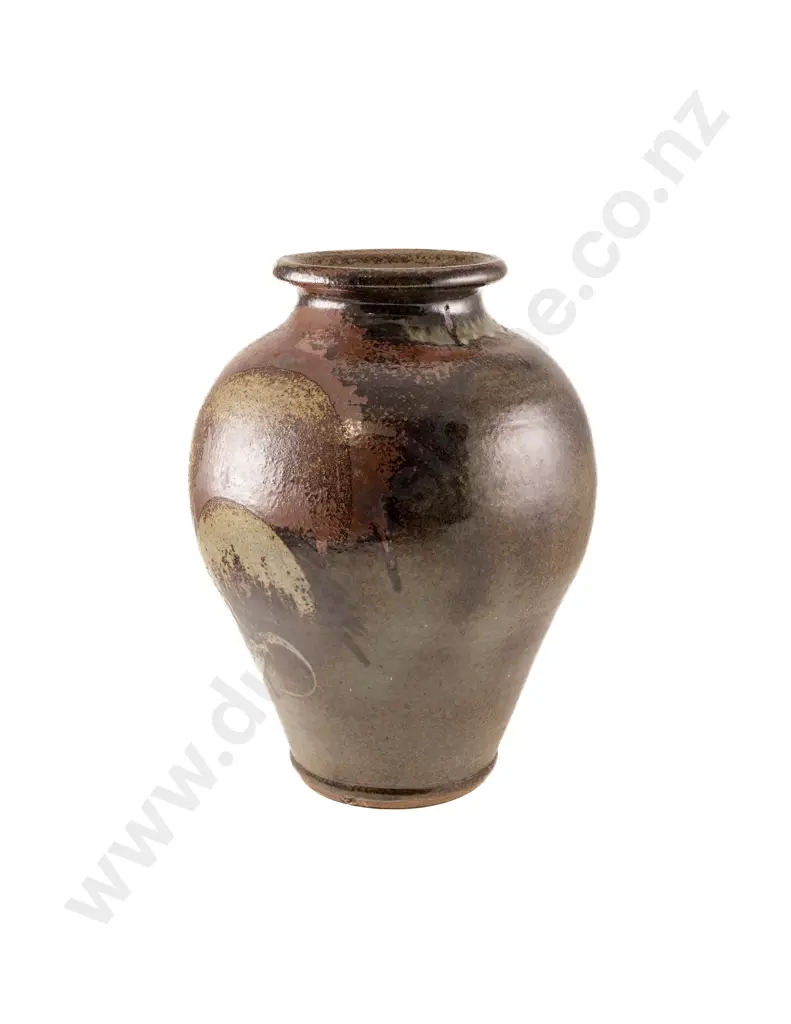 NZ Pottery Large Baluster Floor Vase Image 1++