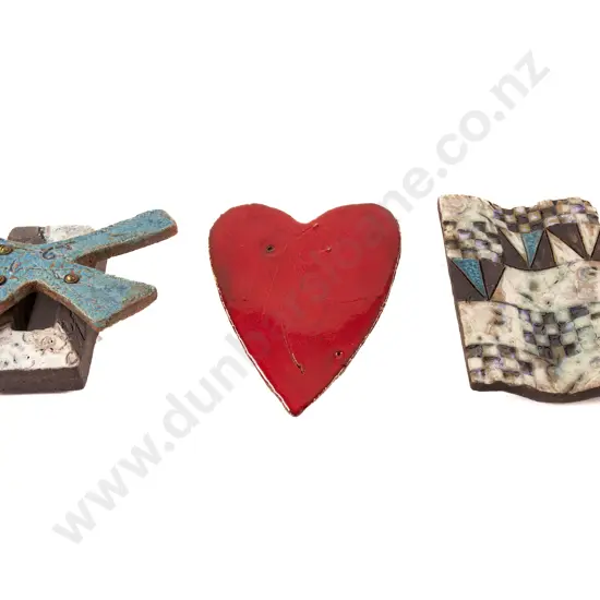 Linda Bruce - Three Ceramic Wall Sculptures