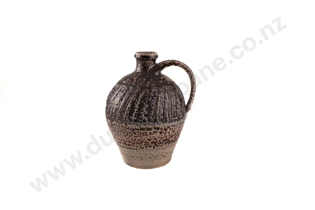 Roger Smisek Salt Glazed Flask Image 1++