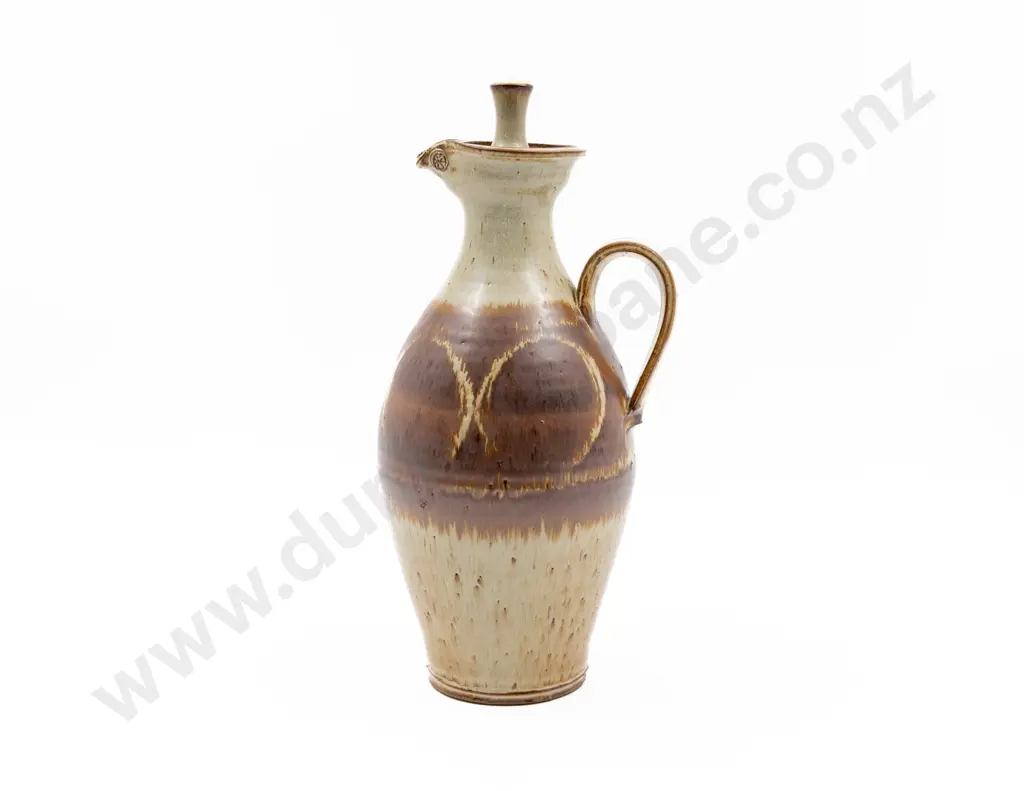 NZ Pottery Lidded Ewer Image 1++