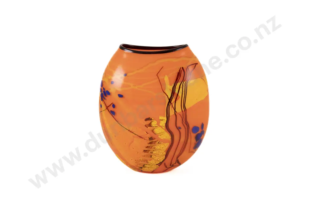 Keith Mahy Art Glass Vase Image 1++