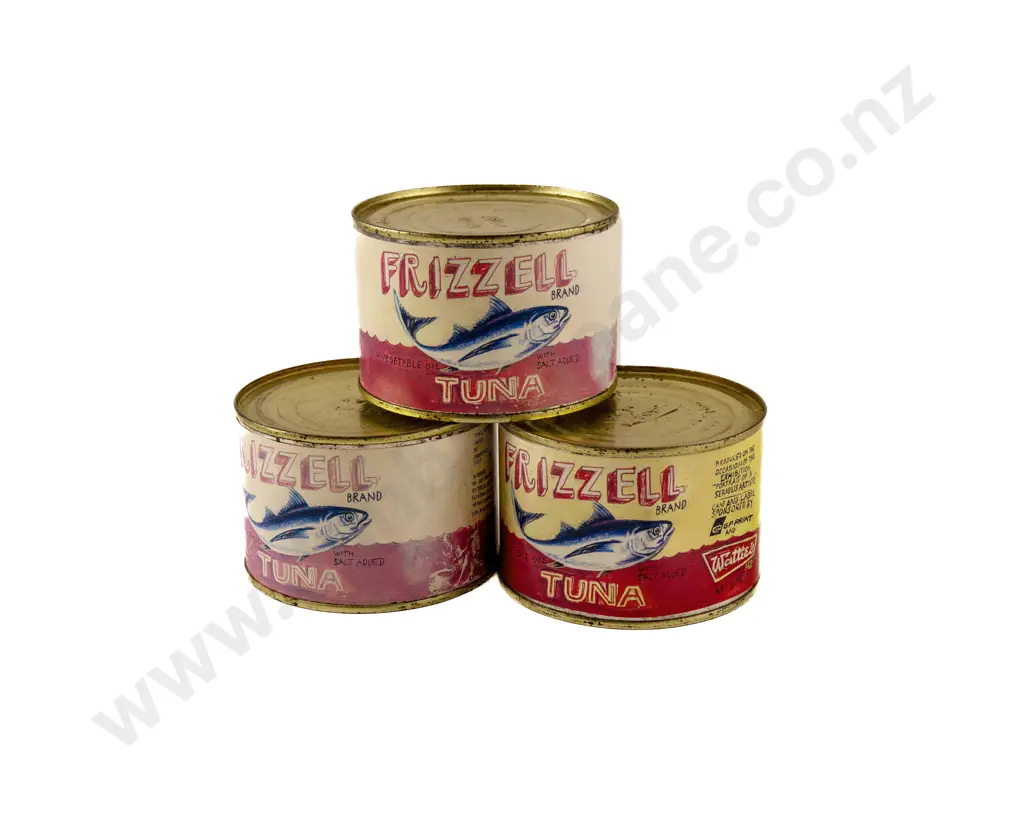 Three Dick Frizzell Tuna Cans Image 1++