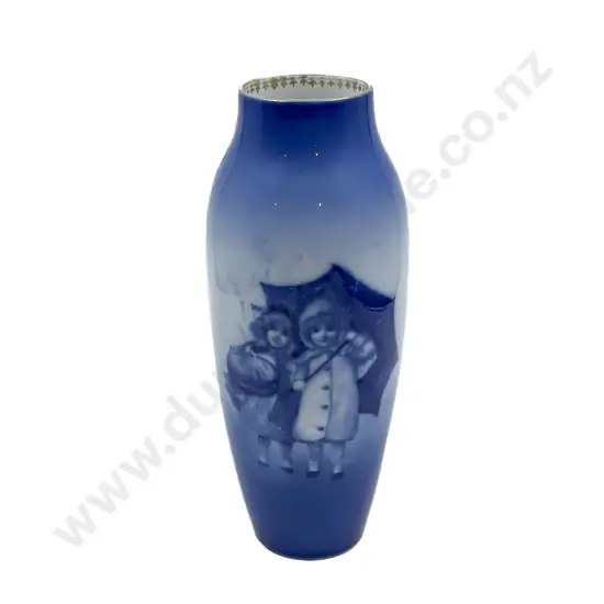 Royal Bayreuth Blue and White Vase